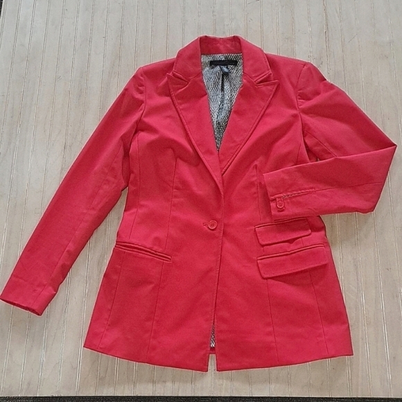 Kenneth Cole New York Tailored Hip Length Structured Suit Blazer Jacket - Picture 6 of 8